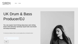 EDM Label DJ Home Page - TLM Marketing Page - The Label Machine